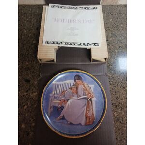 1987 E.M. Knowles Jessie Wilcox Smith "Mothers Day" Plate #6790B Limited Edition